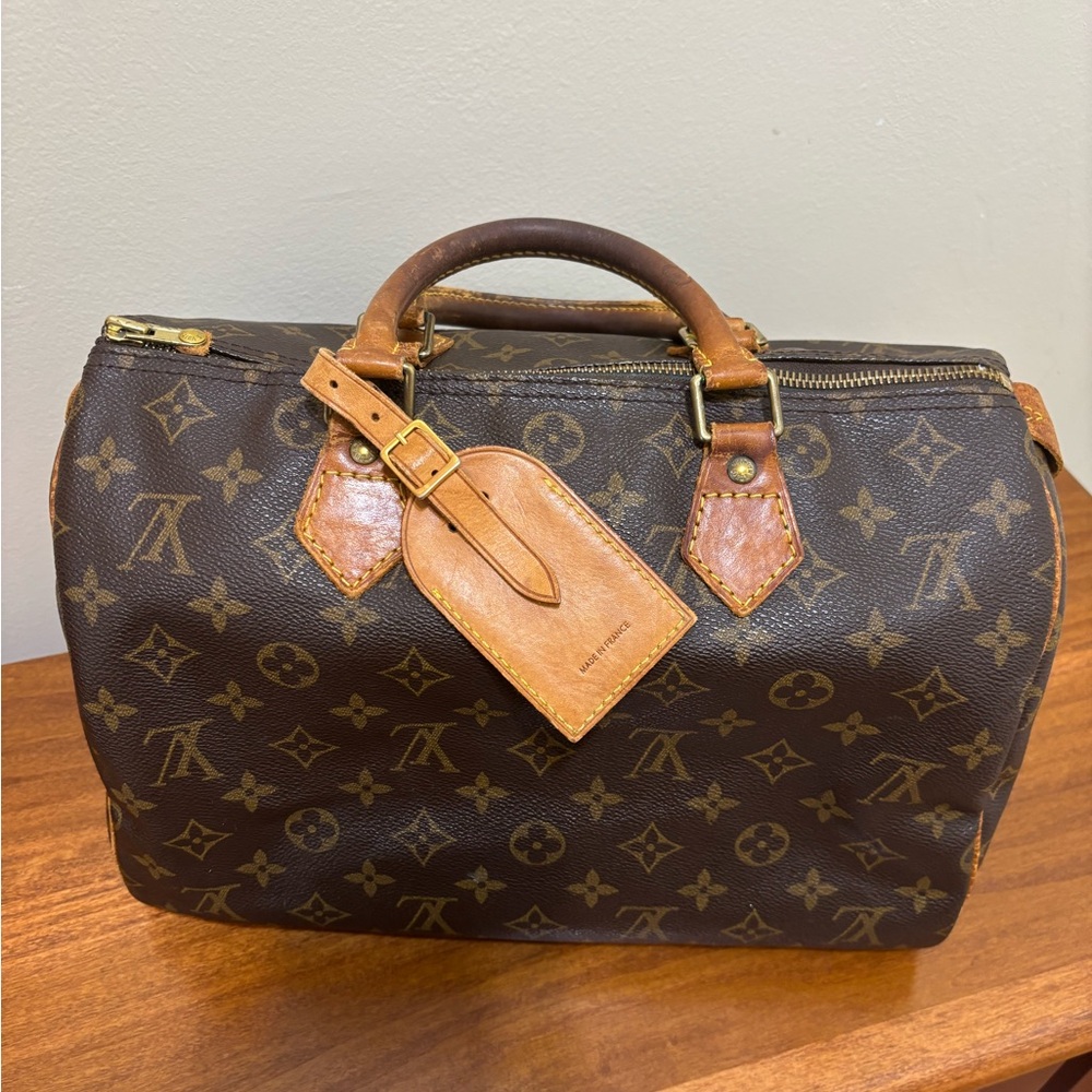 Louis Vuitton Brown Monogram Speedy 30